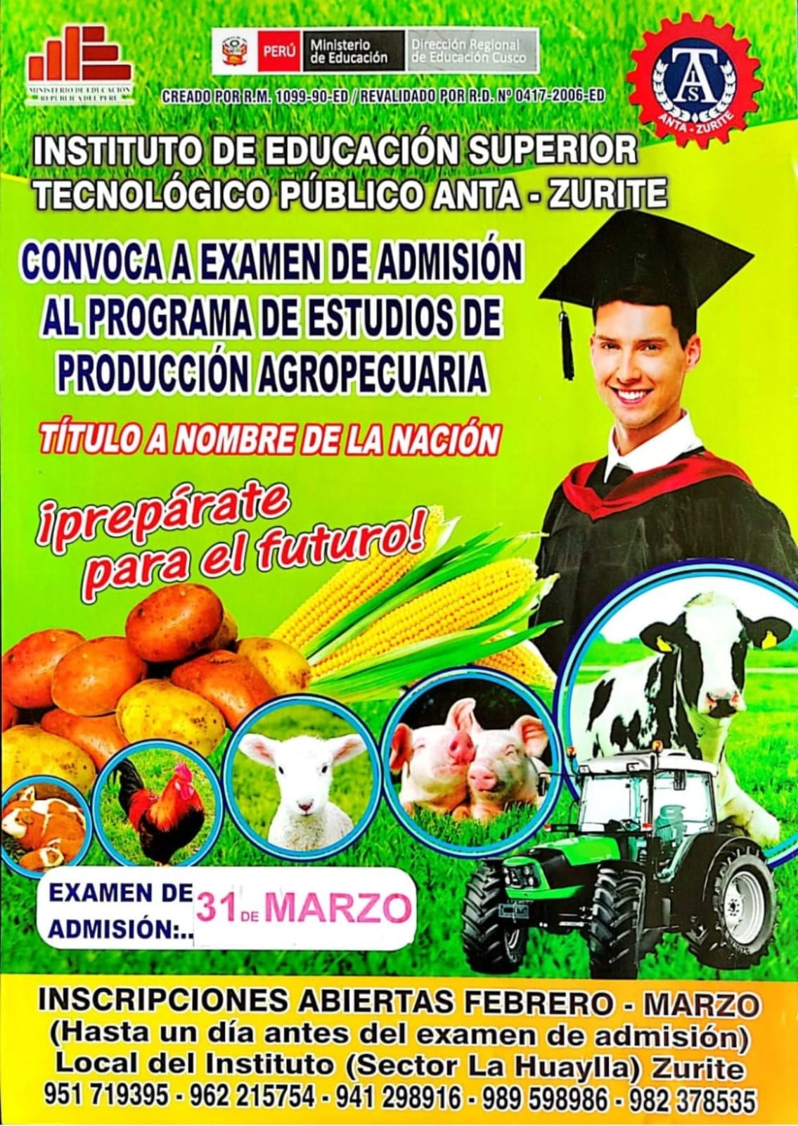 Proceso de Admisión IESTP Anta